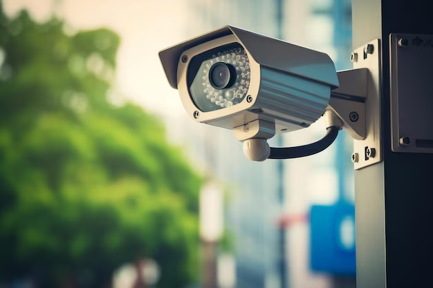 Cámara CCTV tipo bala para exterior con sensores IR y montaje profesional